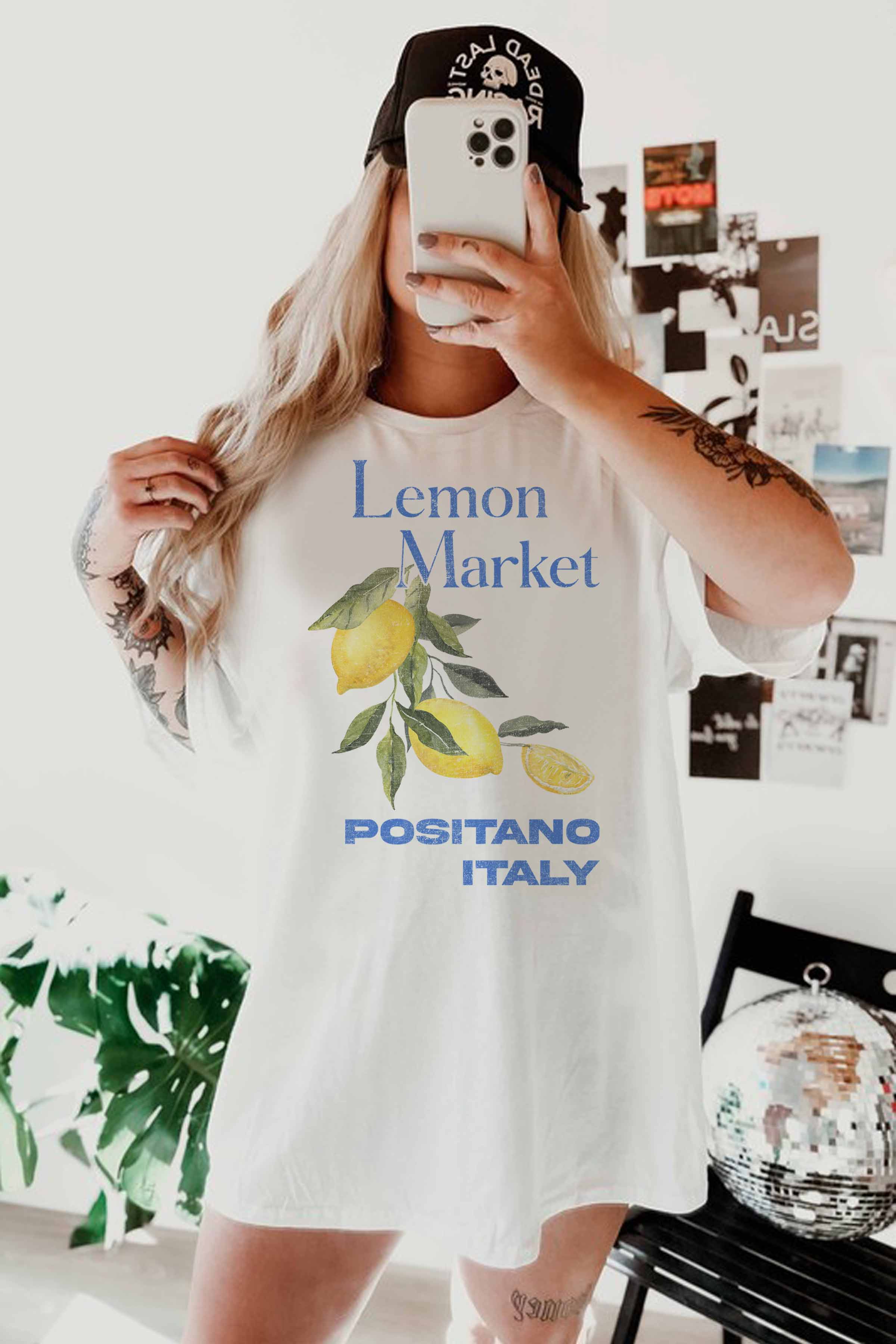 Lemon Market Oversized T-Shirt