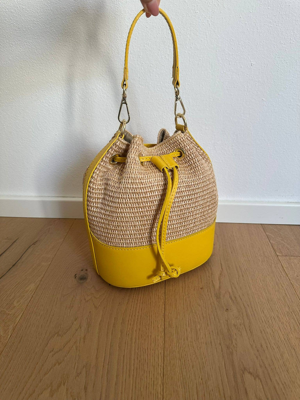 MISS Bucket Classic - Raffia-Tasche